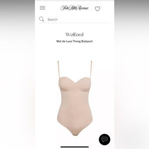 Wolford Mat de Luxe Thong Bodysuit